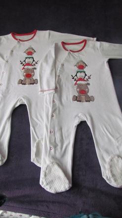 Zimné vianočné overaly pre dvojičky 86, 86
