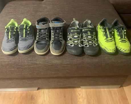 4 pary topánok veľkosť 37, 37
