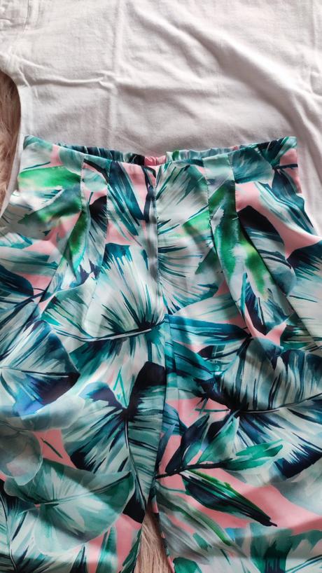 Culotte nohavice, zara,128