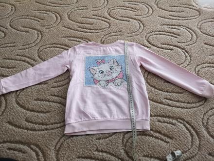 Mikina s mačičkou, h&m,122