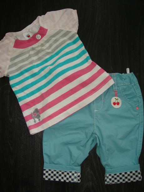 Nohavice s tričkom, baby club,86