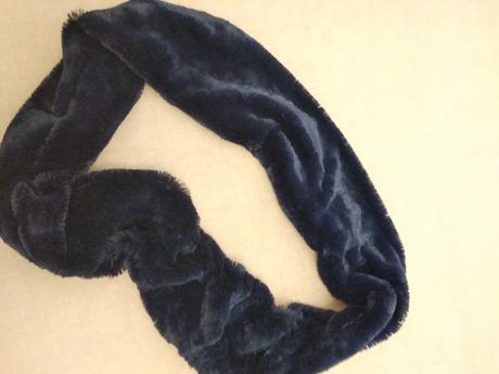 Kožušinou šál tunel, xxl