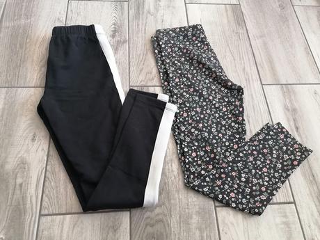 Čierno biele legíny reserved - 140, reserved,140