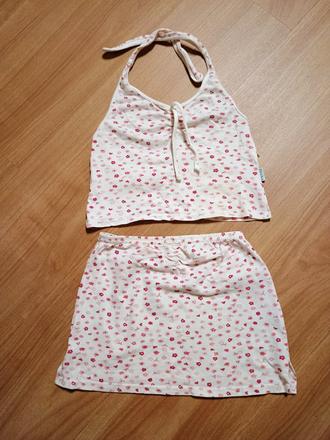 Sukňa s tričkom, 116