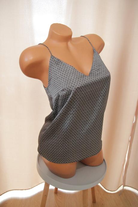 Krémovo čierny top, xs, xs