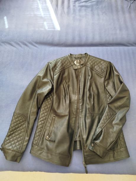 Koženková bunda, bonprix,44