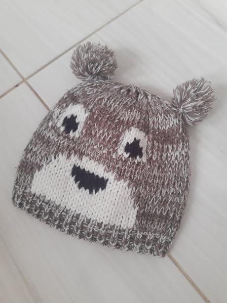 3x detská čiapka, 80