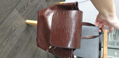 Rupsak z imitacie koze,