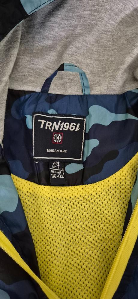 Maskáčová tenká bunda terranova, veľ. 116-122, terranova,116