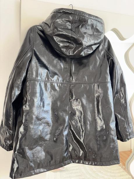 Lakovaný kabát zara 158/164, zara,164