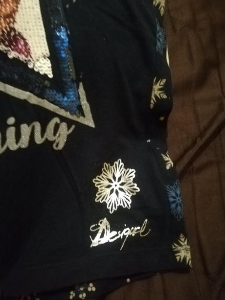 Meniace tričko s elsou, desigual,140