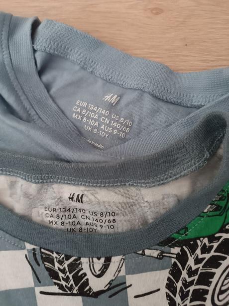 2x tričko hm, h&m,134