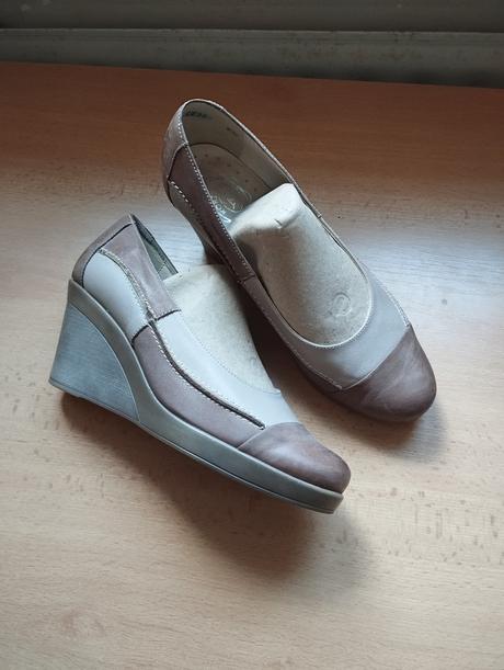 Pohodlné kožené lodičky, 39