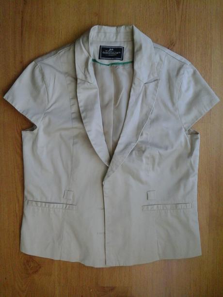 Nohavice+vesta c&a 42, c&a,42