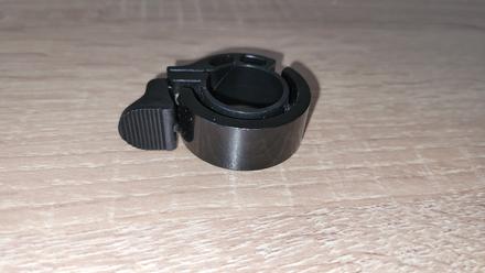 Nenapadny zvonček na bicykel-čierny, 