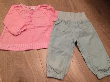 Kompletik (bluzka a nohavice), lupilu,74