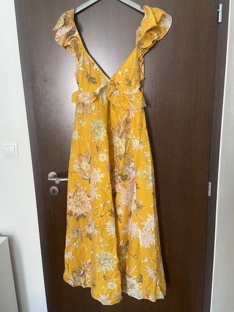 Volánové šaty, h&m,xs