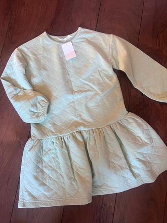 Jemné zelené šaty h&m 122-128, h&m,122
