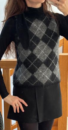 Vesta s mohérom a vlnou h&m v. s/m, h&m,s