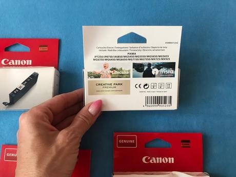 Farby do tlačiarne canon, canon