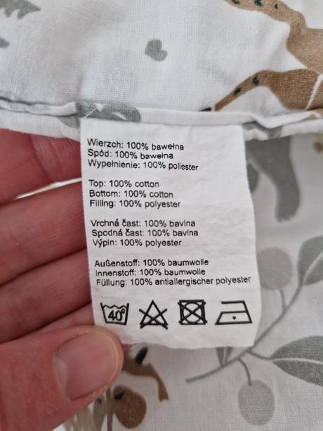 Mantinel do postieľky 2 kusy plus plachta, dĺžka (cm): 180