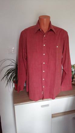 Košeľa v.l+grátis bordová, l