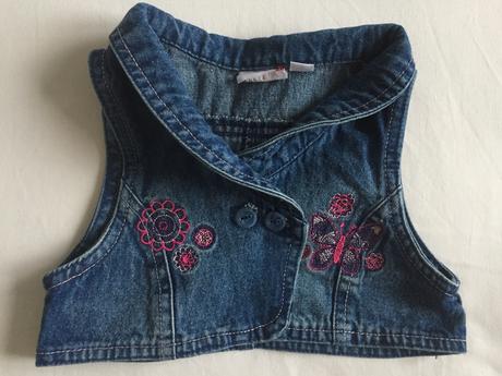 Jeansová vestička, berti,104