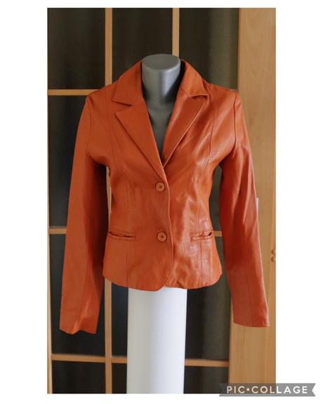 Kožená bunda z talianska, s