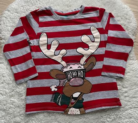 Cerveno sede pasikave tricko sobik, pepco,104