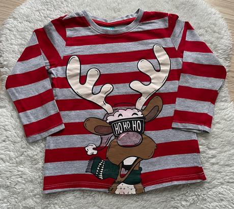 Cerveno sede pasikave tricko sobik, pepco,104