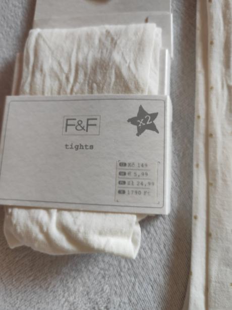 7x silónové pančušky č. 122/128, f&f,122