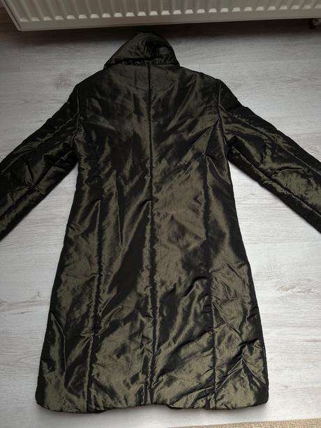 Metalický bundokabát s gombíkami, 40