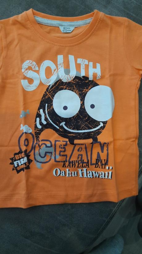 Trička a body nové, velkost 80, 86–98