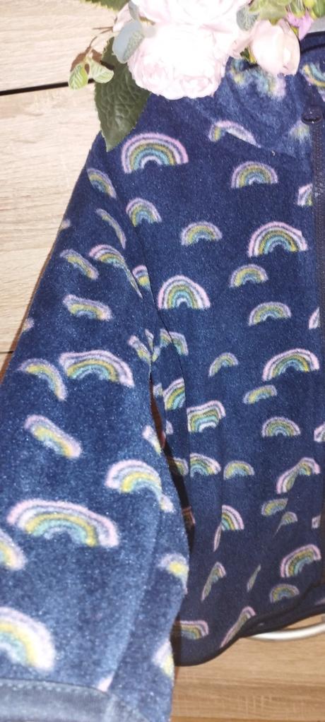 Flisová mikina dúha, f&f,104