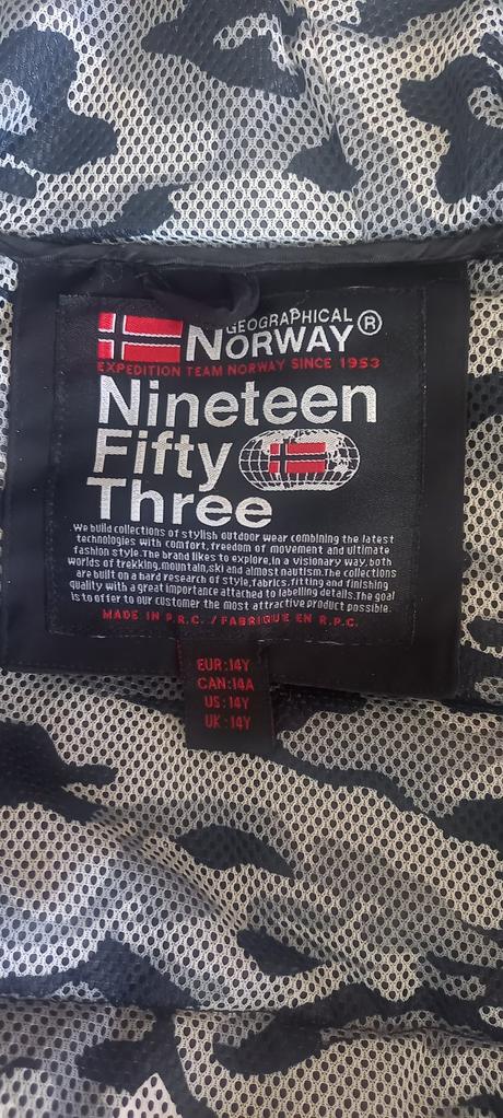 Zimná vetrovka norway, 152