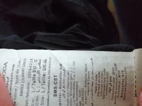 Čierne šaty, vero moda,l