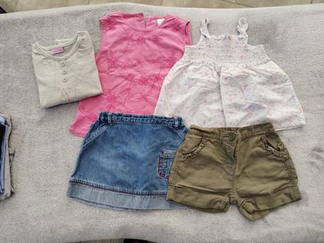 Letný balík oblečenia pre malú slečnu ,  92-98, 86–98