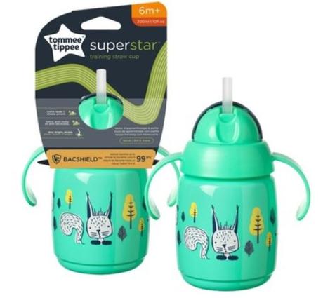 Tommee tippee hrnček superstar so slamkou 300ml, 6, tommee tippee