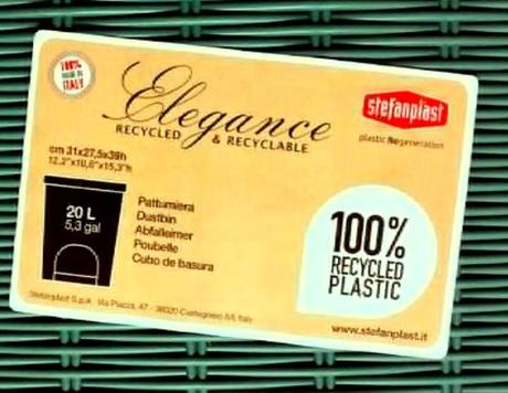 Odpadkový kôš stefanplast 20 l, zelenošedý, 