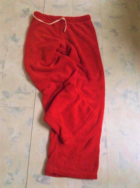 Teplé flisové hrubé nohavice, l