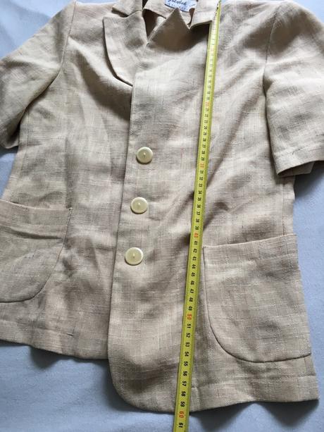 Letny kostym siroke nohavice a sukna s bluzkou, 36