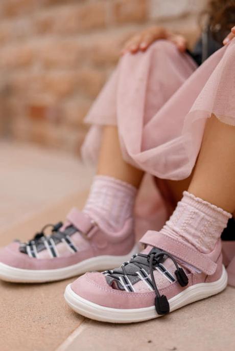 Baby bare - febo summer grey/pink, baby bare shoes,28 / 29