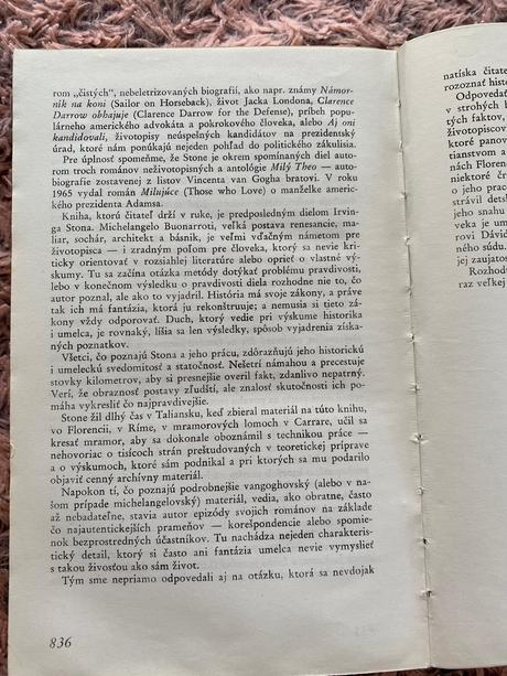 Krásna stará kniha michelangel agónia a extáza 75,