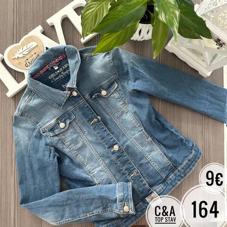Džínsová bunda, c&a,164