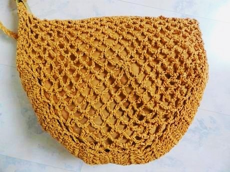 Háčkovaná boho kabelka, 