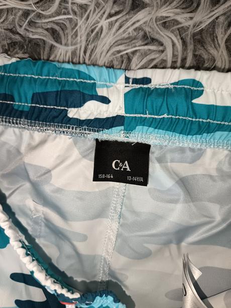 Maskáčové šortky, c&a,158
