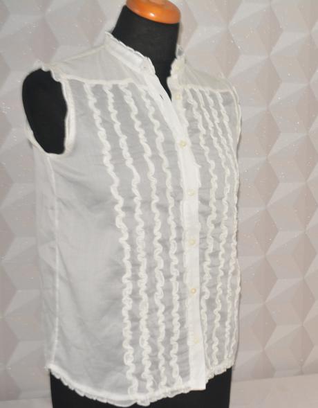 Gant, biela bavlnená blúzka veľ.38, gant,38