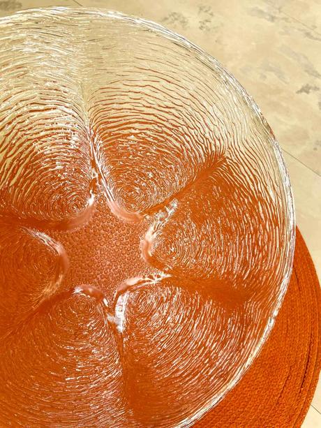 Sklenená servírovacia misa bohemia, 