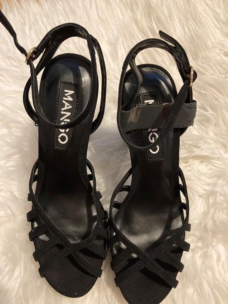 Sandálky mango - spoločenské, ples -nové, mango,37