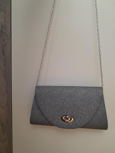 Spoločenská šedá kabelka, 